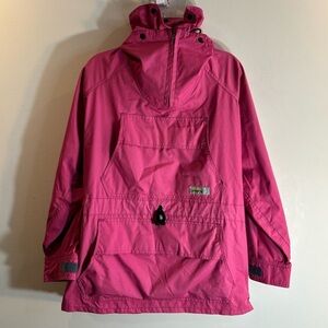CHLOROPHYLLE Sz XL (estimated ) High Neck Hooded Zipper Vented Canvass Jacket